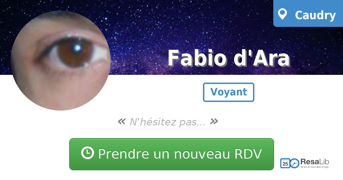 Prenez renez-vous avec Fabio D