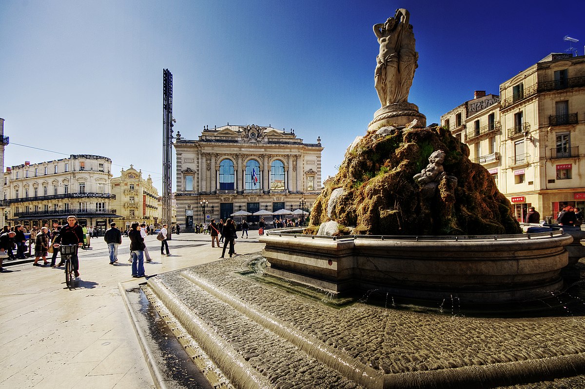 Photot Montpellier Place de la Comédie