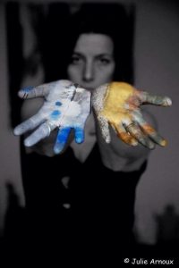 peinture mains