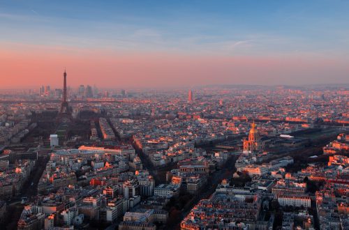 photo aérienne de paris