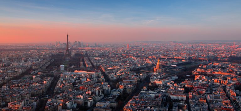 photo aérienne de paris