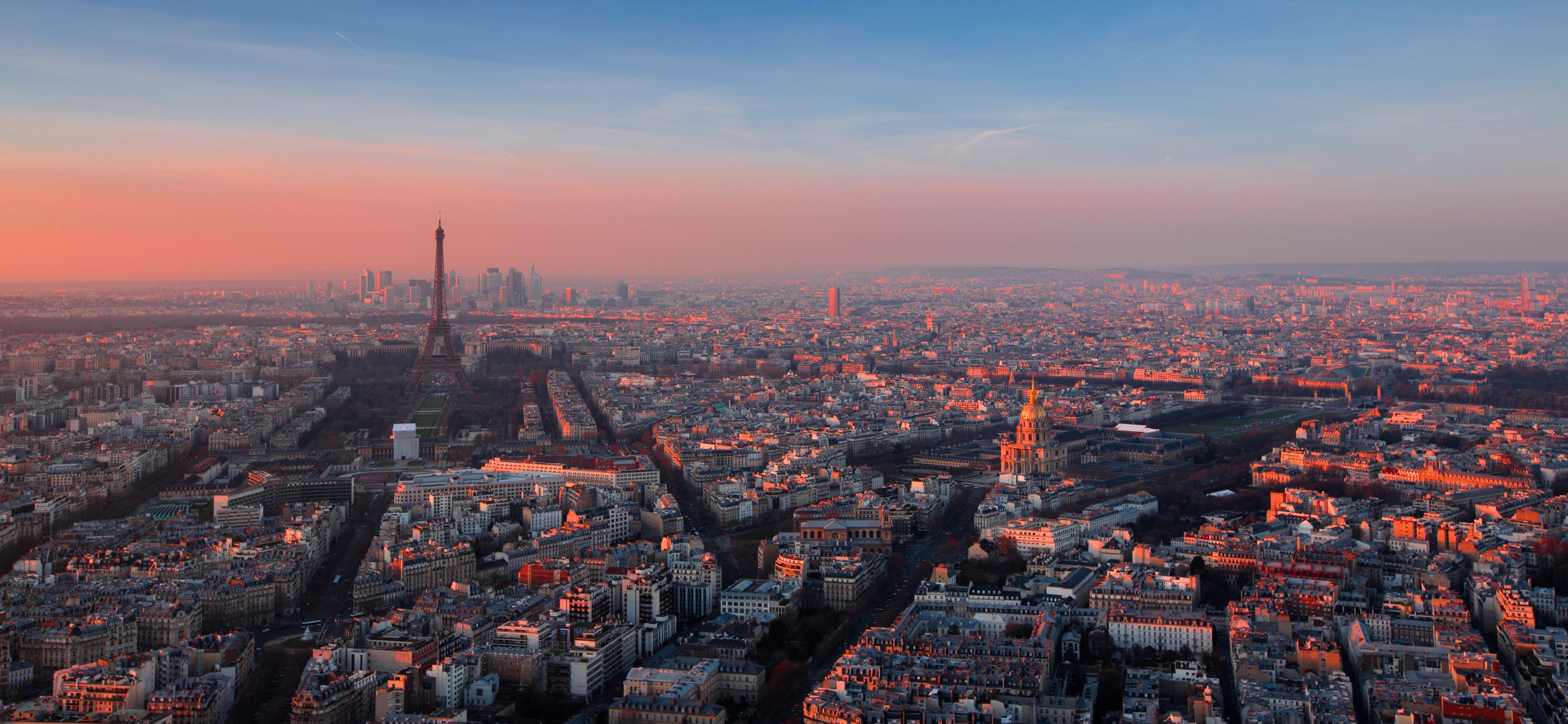 photo aérienne de paris