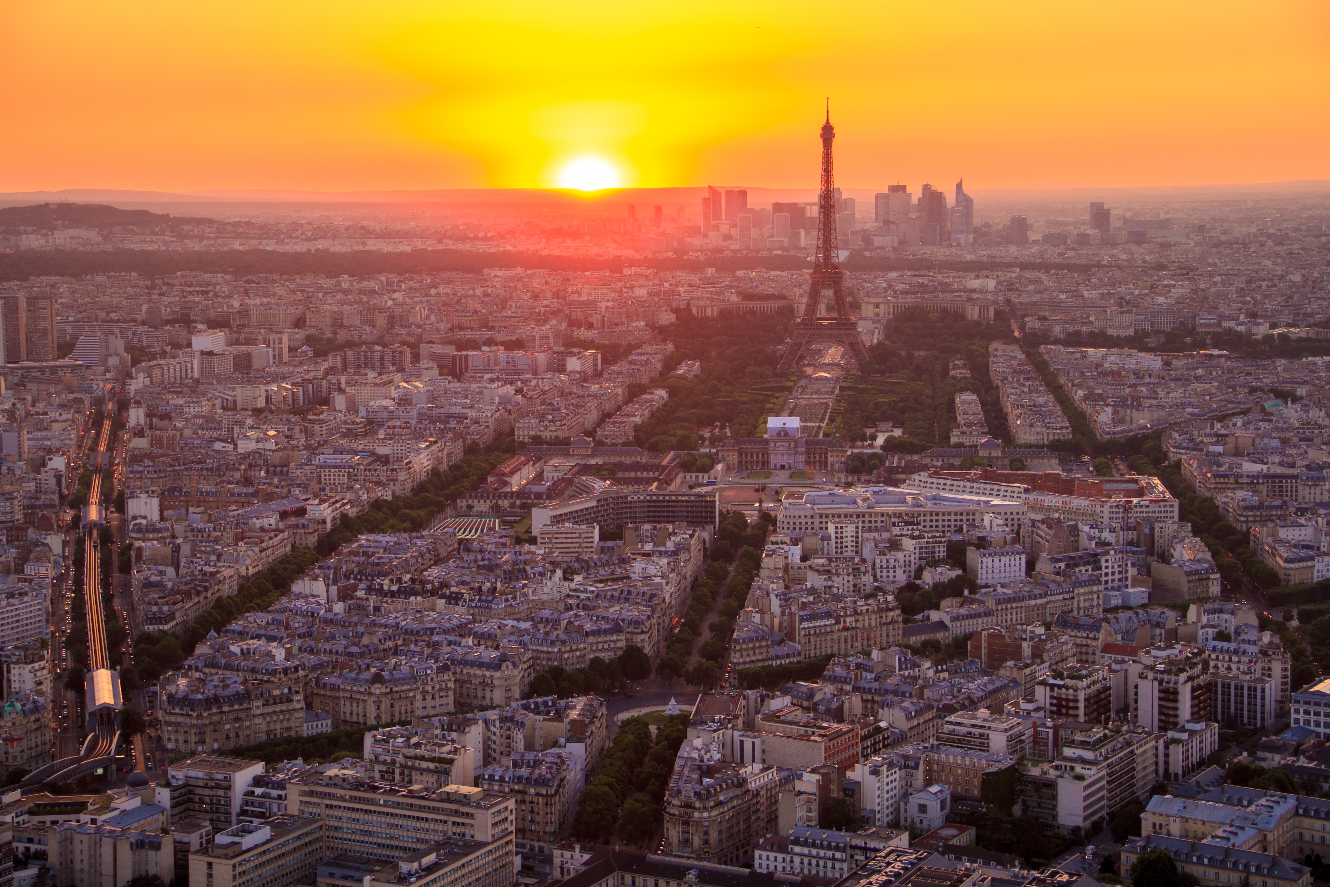 photo pareil couché de soleil