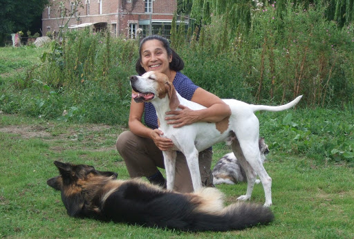 Gislaine Duboc photo avec chien