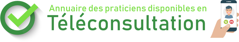 Logo annuaire des praticiens disponibles en téléconsultation