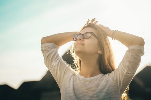 photo femme respire changement