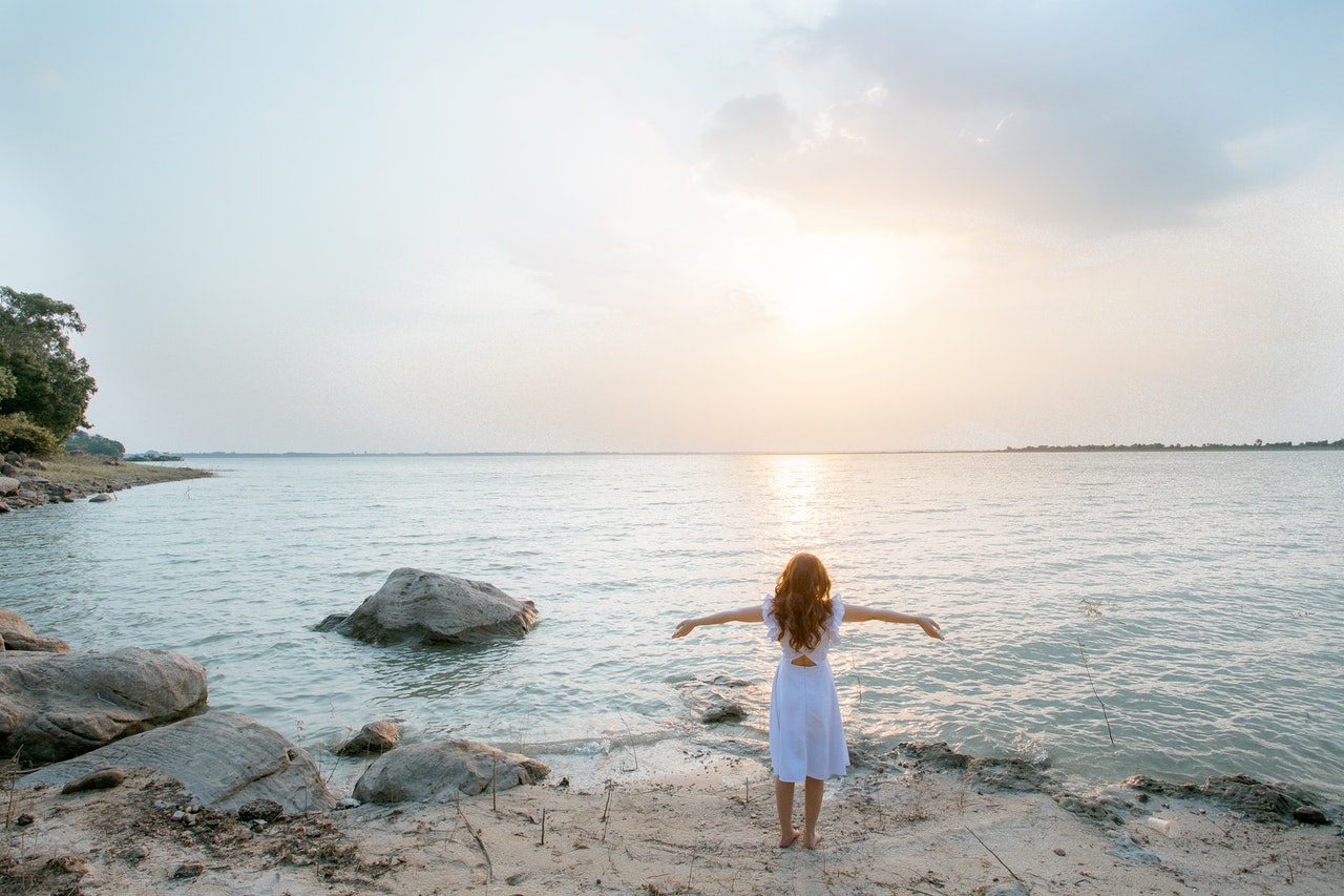 femme en meditation zen