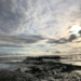 Mer paysage et nuages