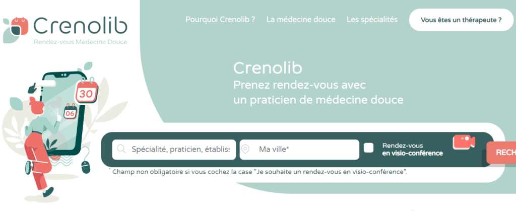 capture crenolib pour le comparatif sites médecines douce
