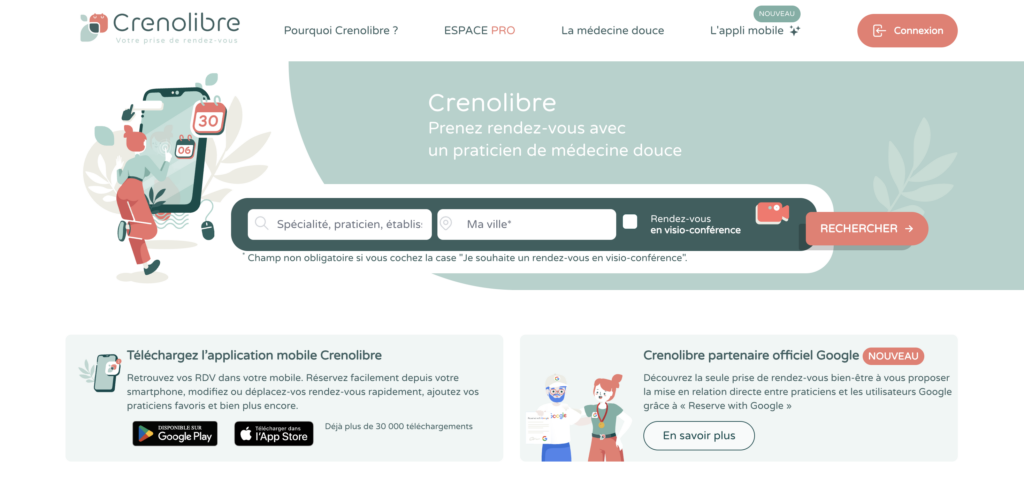 capture crenolibre pour le comparatif sites médecines douce