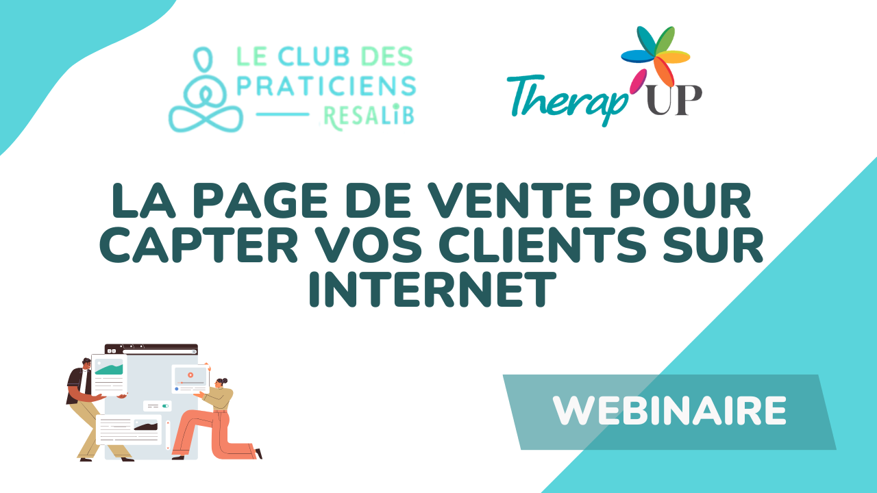 page de vente, replay webinaire