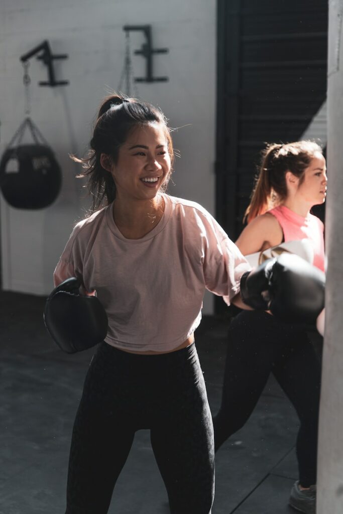 femme en séance de sport