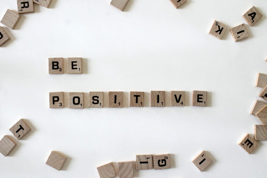 be positive scrabble pieces stress