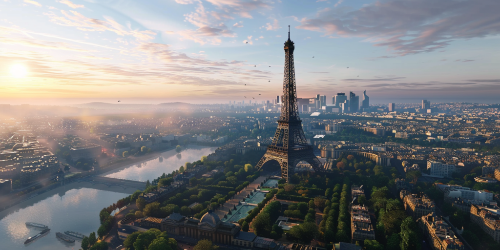 Une photo de la Tour Eiffel, Paris, la ville où se trouve le cabinet de kinésiologie