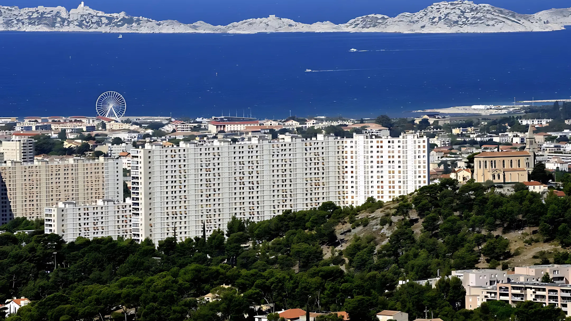 Quartier de la Castellane à Marseille.