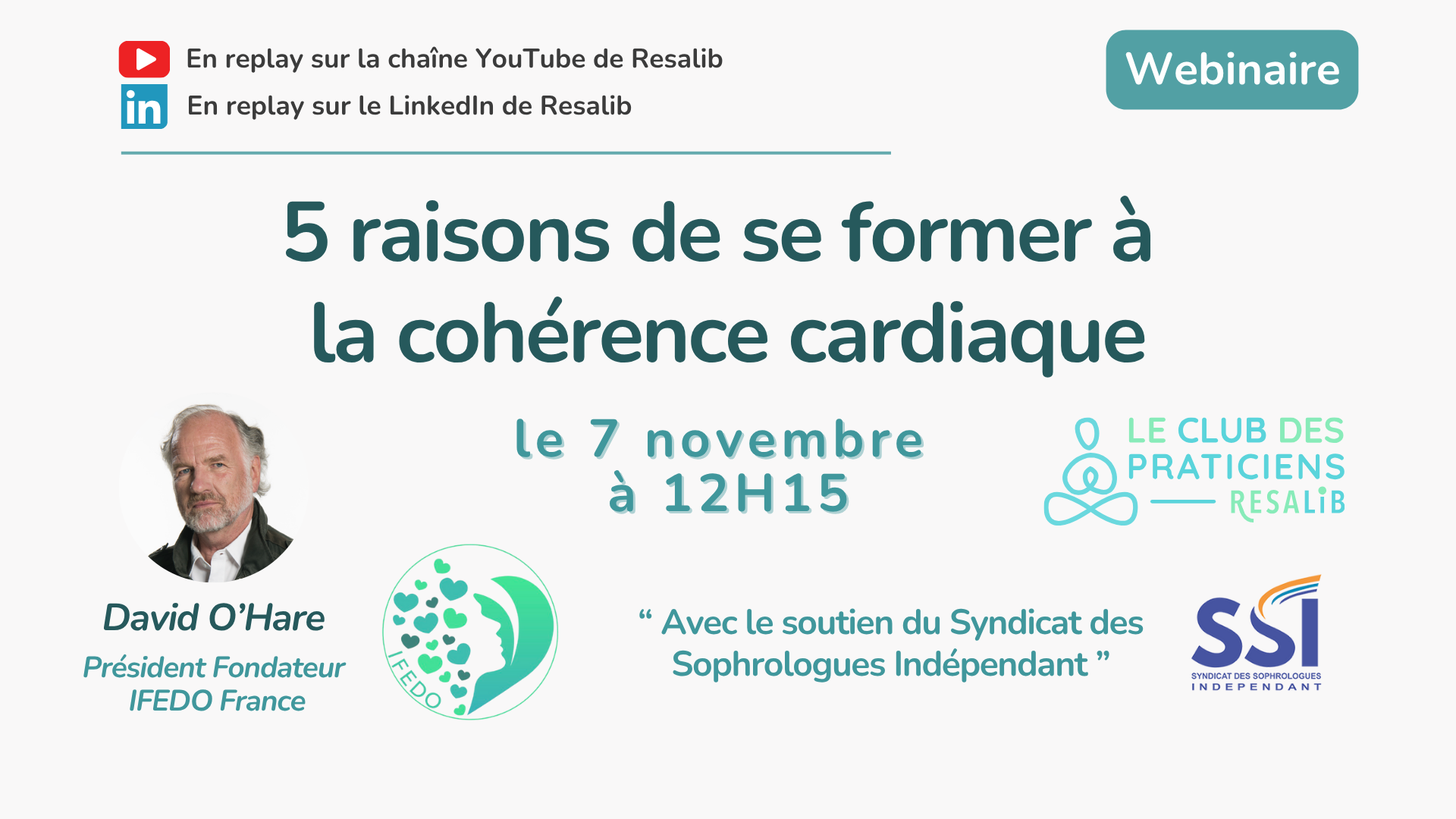 Webinaire sur la cohérence cardiaque