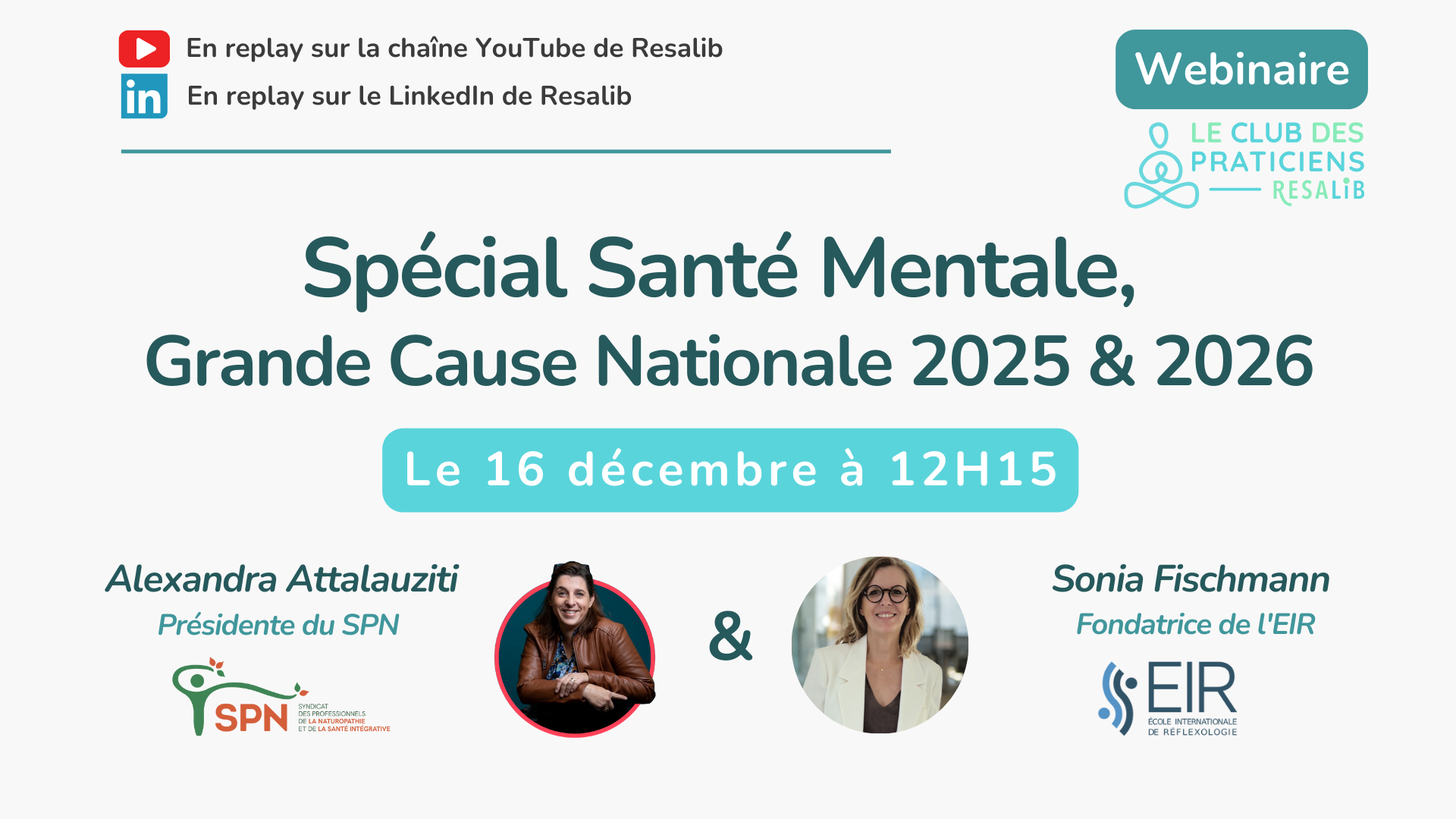 Visuel webinaire santé mentale