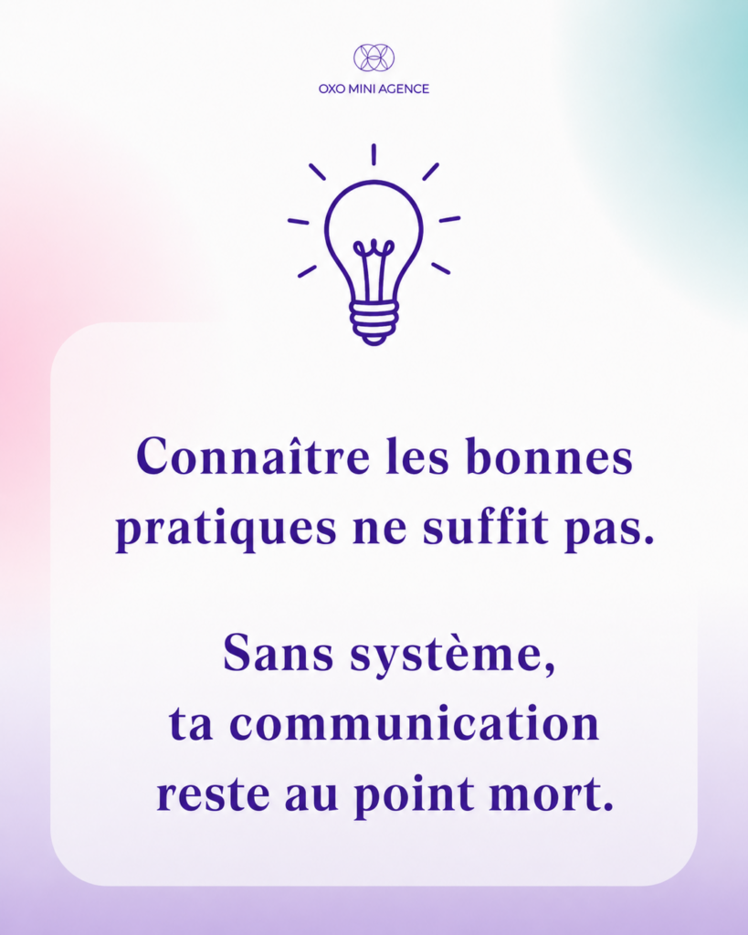 Visuel sur les bonnes pratiques de la communication